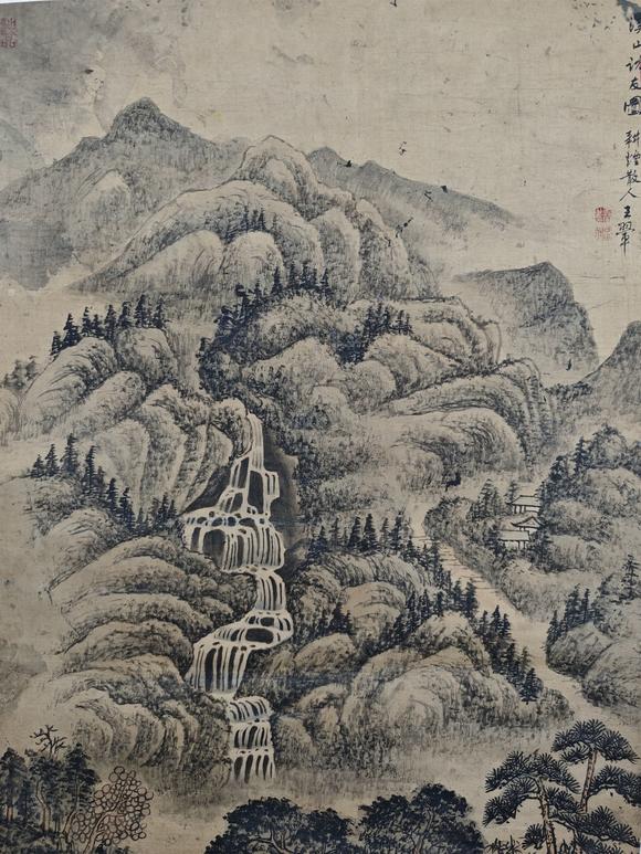 京都粵盛美術(shù)王翚/溪山訪友圖