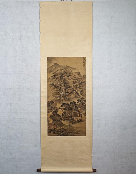 京都粵盛美術(shù)王翚/溪山訪友圖