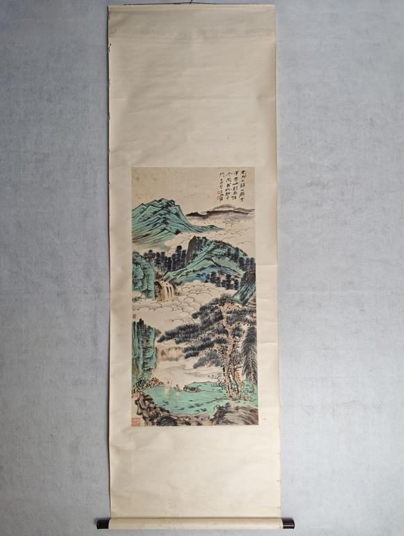京都粵盛美術張大千/山水