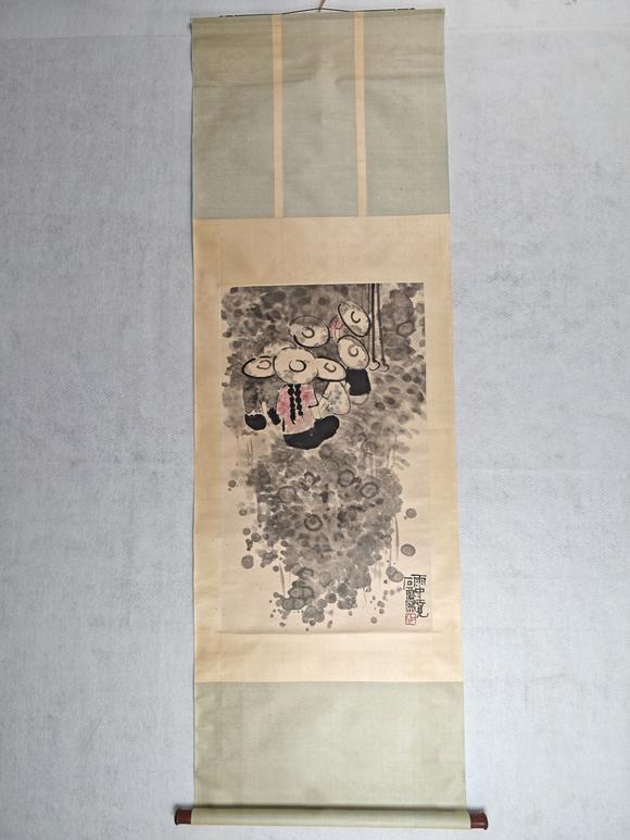 京都粵盛美術(shù)石魯/雨中所見