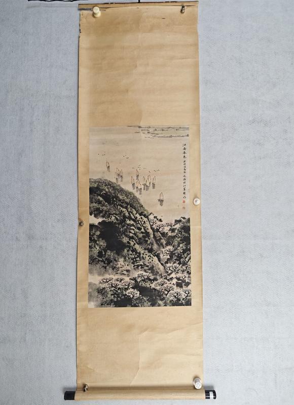 京都粵盛美術(shù)宋文治/江南春色