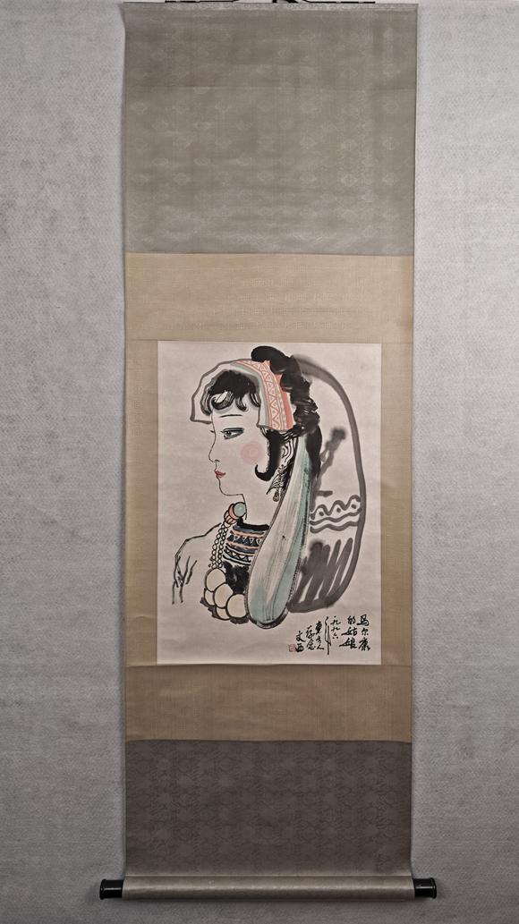 京都粵盛美術(shù)劉文西/馬爾康的姑娘