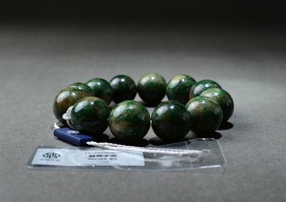 北京寶蘊清 翡翠圓珠手串