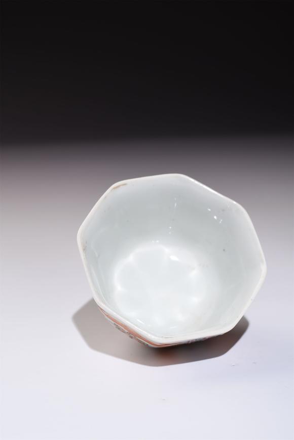 北京寶蘊(yùn)清 粉彩洪福齊天八棱杯
