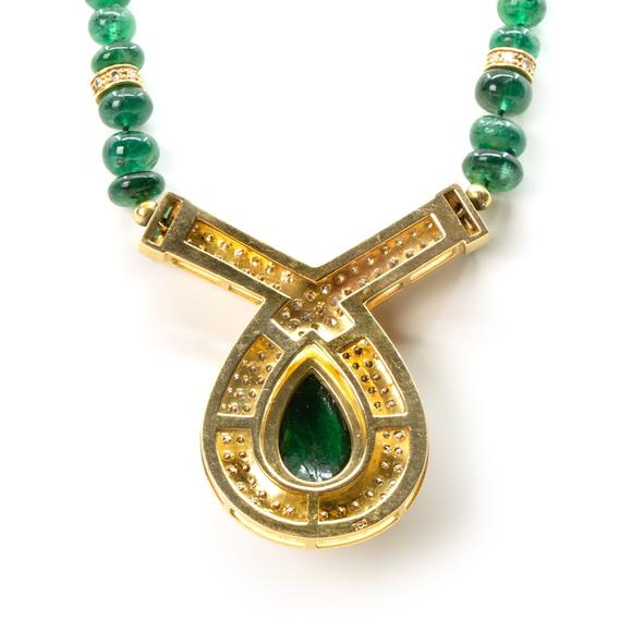 WettmannSmaragd-Diamant-Collier