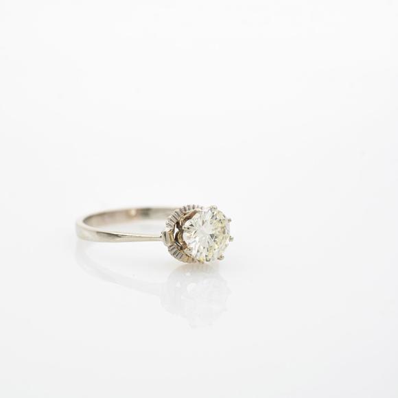 WettmannSolit?rring ca. 1,4 ct