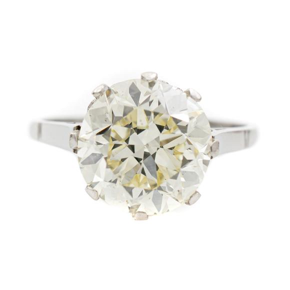 WettmannSolit?r Diamantring ca. 4,8 ct