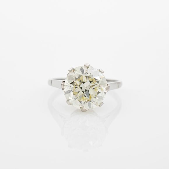 WettmannSolit?r Diamantring ca. 4,8 ct