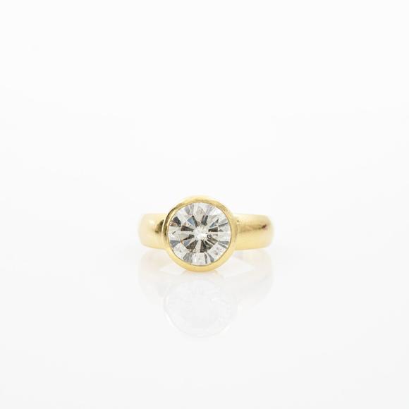 WettmannSolit?rring ca. 3,7 ct