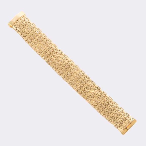 Auktionshaus StahlVintage Gold Bracelet.
