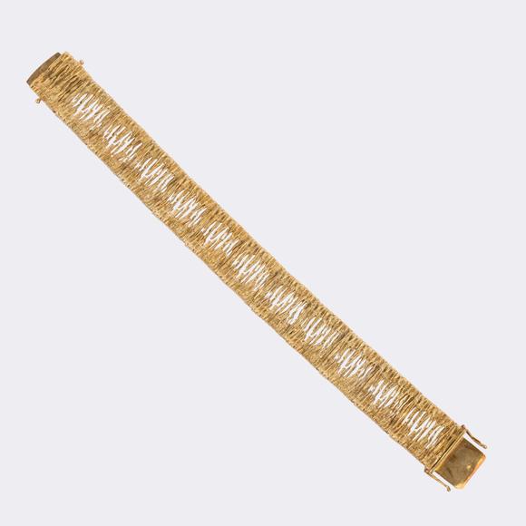 Auktionshaus StahlVintage gold bracelet.