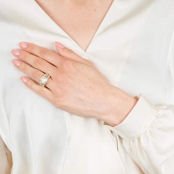 Auktionshaus StahlHigh-quality solitaire diamond ring.