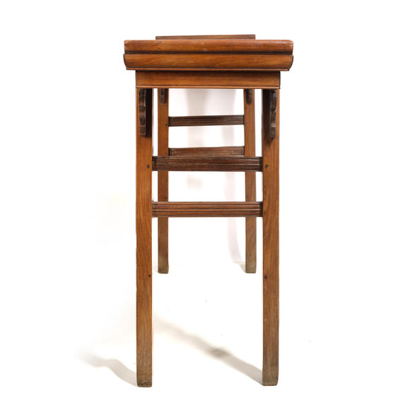 Oakridge Auction Gallery清代 黃花梨翹頭案  A Chinese huanghuali table, Qiaotou'an