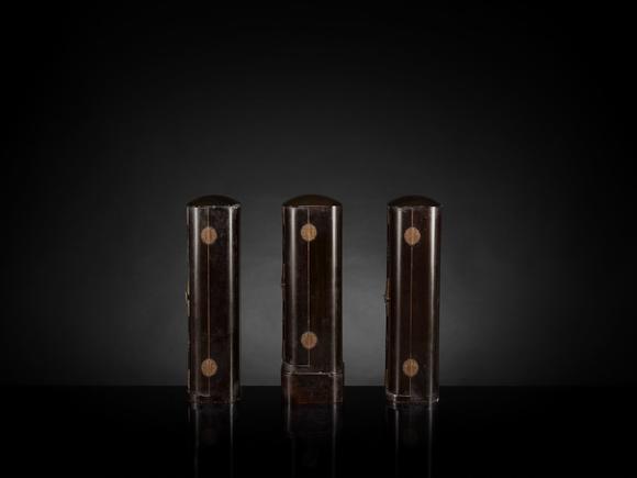 Galerie ZackeYAMAMOTO MOSUKE: A HIGHLY IMPORTANT COMPLETE SET OF 33 ‘THE SAIGOKU KANNON PILGRIMAGE ‘GOLD LACQUER ZUSHI (PORTABLE BUDDHIST SHRINES), DATED 1854