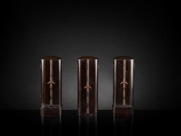 Galerie ZackeYAMAMOTO MOSUKE: A HIGHLY IMPORTANT COMPLETE SET OF 33 ‘THE SAIGOKU KANNON PILGRIMAGE ‘GOLD LACQUER ZUSHI (PORTABLE BUDDHIST SHRINES), DATED 1854