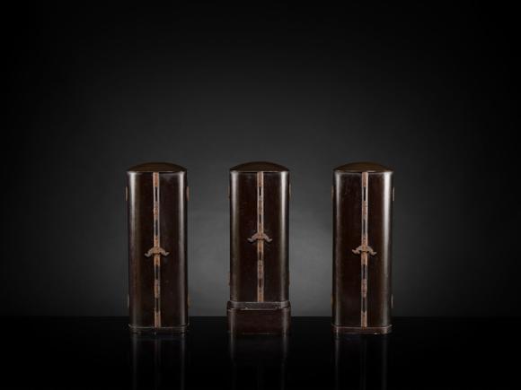 Galerie ZackeYAMAMOTO MOSUKE: A HIGHLY IMPORTANT COMPLETE SET OF 33 ‘THE SAIGOKU KANNON PILGRIMAGE ‘GOLD LACQUER ZUSHI (PORTABLE BUDDHIST SHRINES), DATED 1854