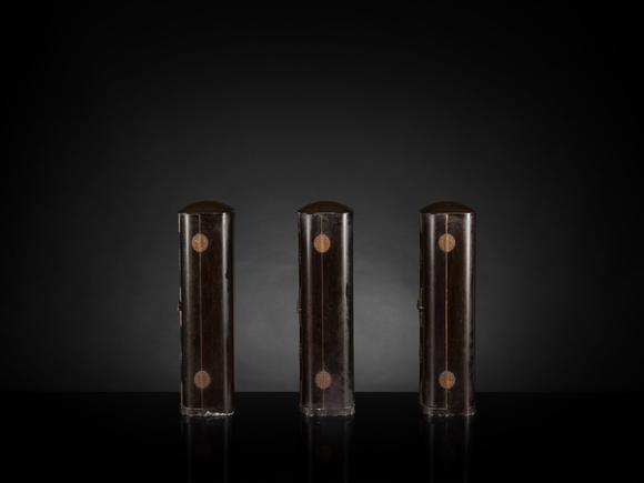 Galerie ZackeYAMAMOTO MOSUKE: A HIGHLY IMPORTANT COMPLETE SET OF 33 ‘THE SAIGOKU KANNON PILGRIMAGE ‘GOLD LACQUER ZUSHI (PORTABLE BUDDHIST SHRINES), DATED 1854