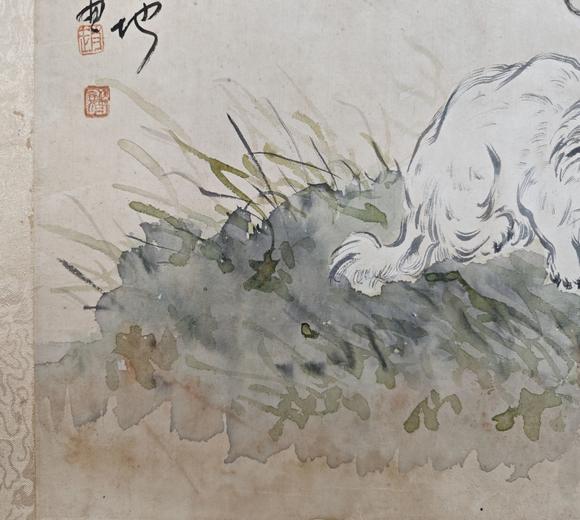 山東常藏貓蝶圖
