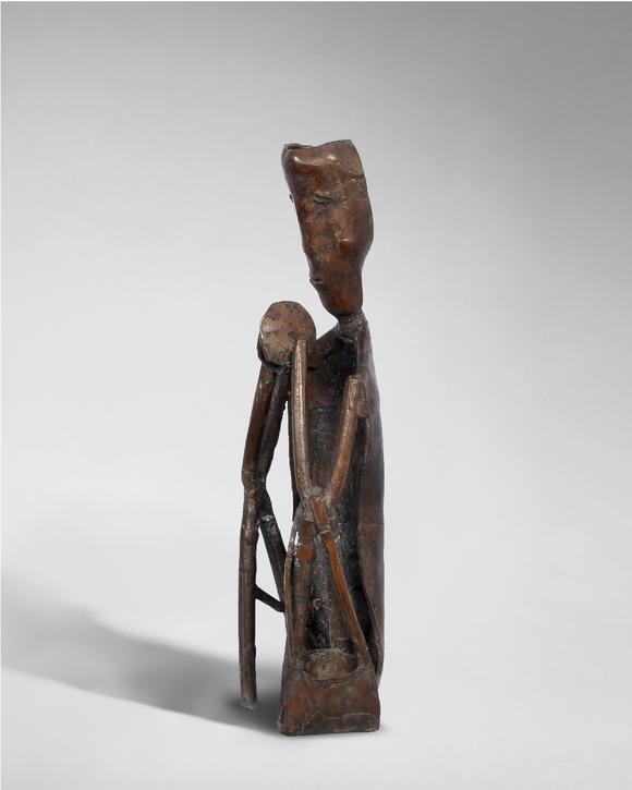 RoseberysSomnath Hore (Indian, 1921-2006)
Untitled, sculpture in bronze

bronze, signed S.H. to base,

44.5cm high x 12.5cm diam. x 12.5cm

Provenance: