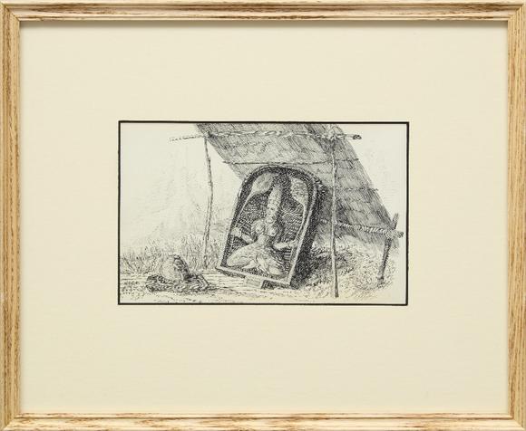 RoseberysDrawings and watercolors from the private sketching diary of Major-General Frederick Stafford Hewett (1826-1880), comprising an album with 159 drawing
