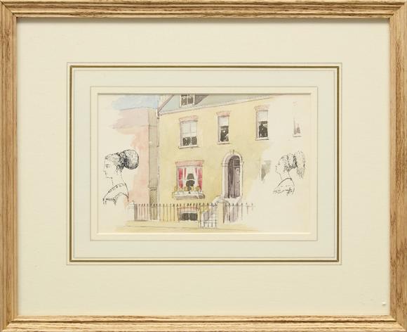 RoseberysDrawings and watercolors from the private sketching diary of Major-General Frederick Stafford Hewett (1826-1880), comprising an album with 159 drawing