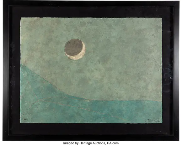 Heritage AuctionsRufino Tamayo (1899-1991) Eclipse, 1980 Miografía in colors on handmade paper