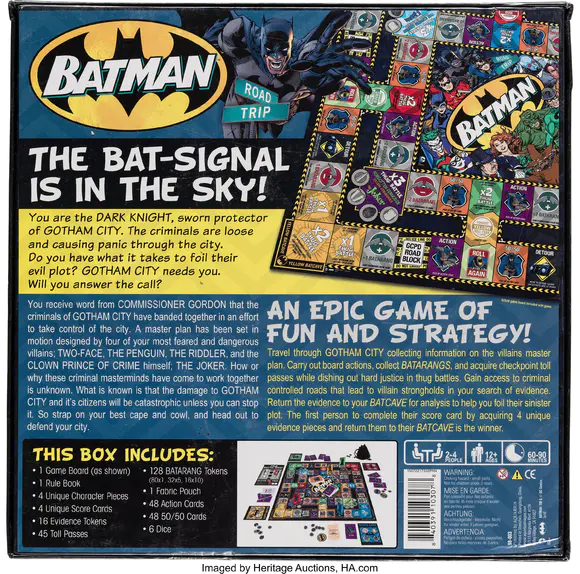 Heritage AuctionsGroup of (6) Batman Memorabilia and Decor, Perso