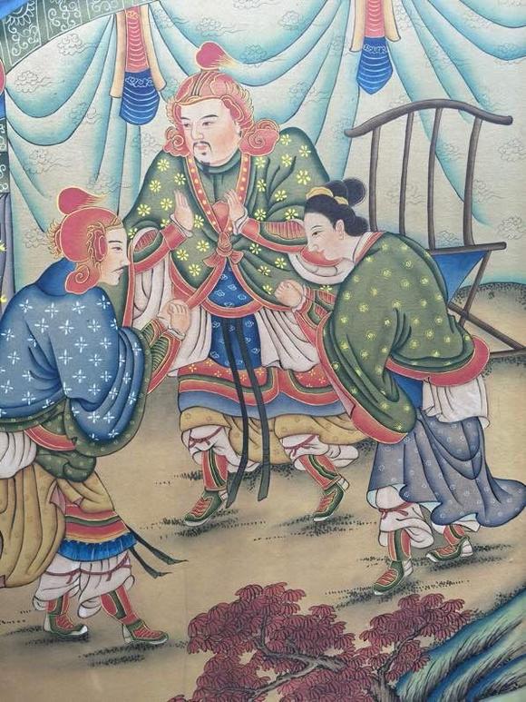 日本松町古美大明崇禎皇帝 人物圖