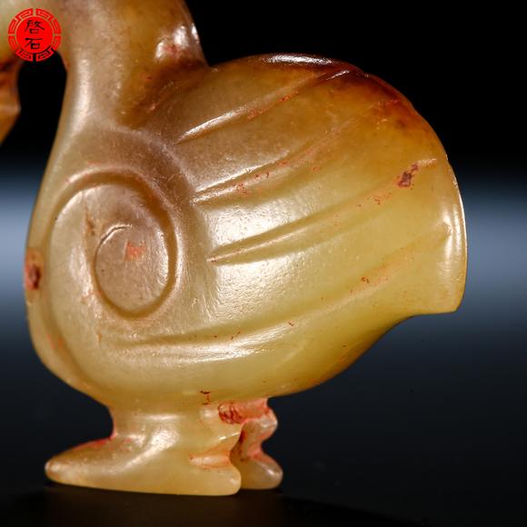北京啟石明 圓雕天鵝佩