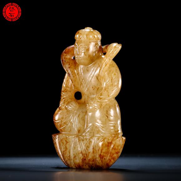 北京啟石明 蓮花座佛像