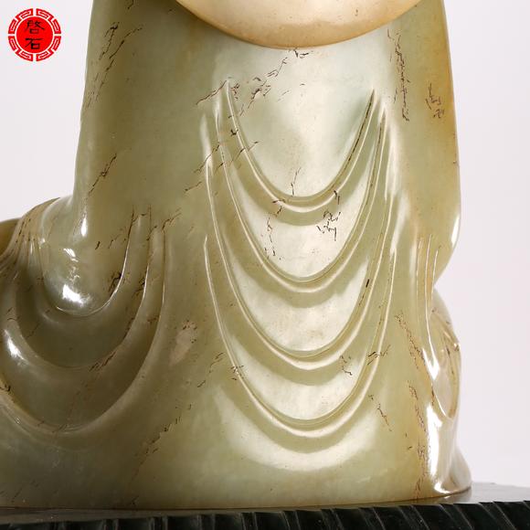 北京啟石清 佛祖坐像（帶須彌座）