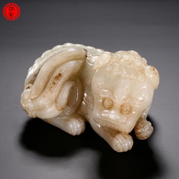 北京啟石明 圓雕瑞獸