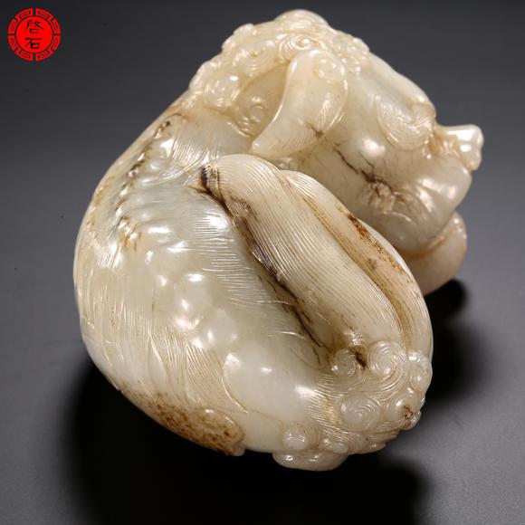 北京啟石明 圓雕瑞獸