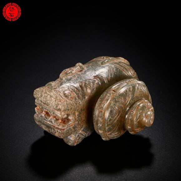 北京啟石明 圓雕卷尾龍