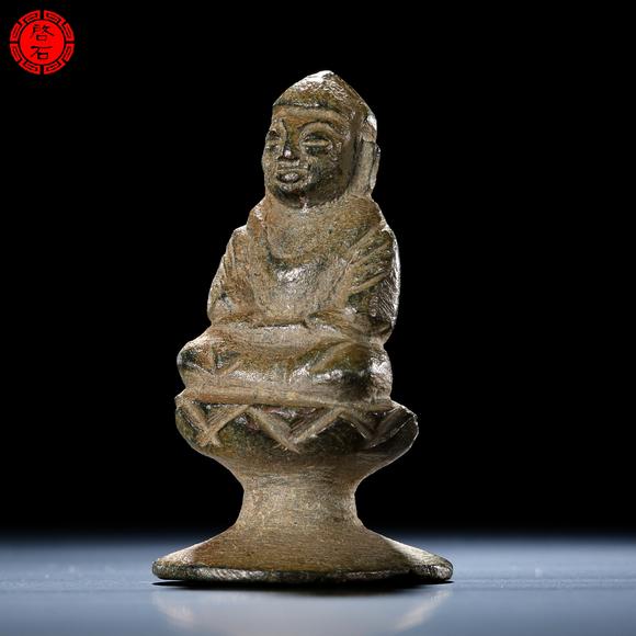 北京啟石明 銅佛像一組三尊