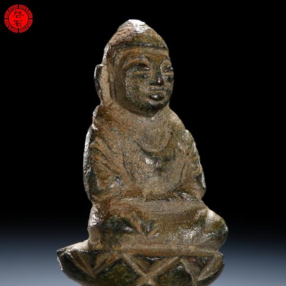 北京啟石明 銅佛像一組三尊
