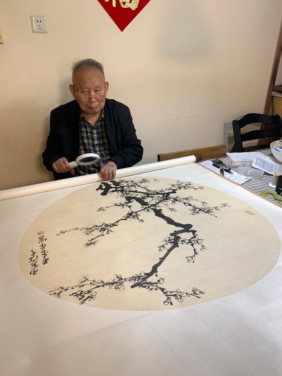 北京嘉翰梅花 附原故宮專家潘深亮鑒定證書及視頻照片