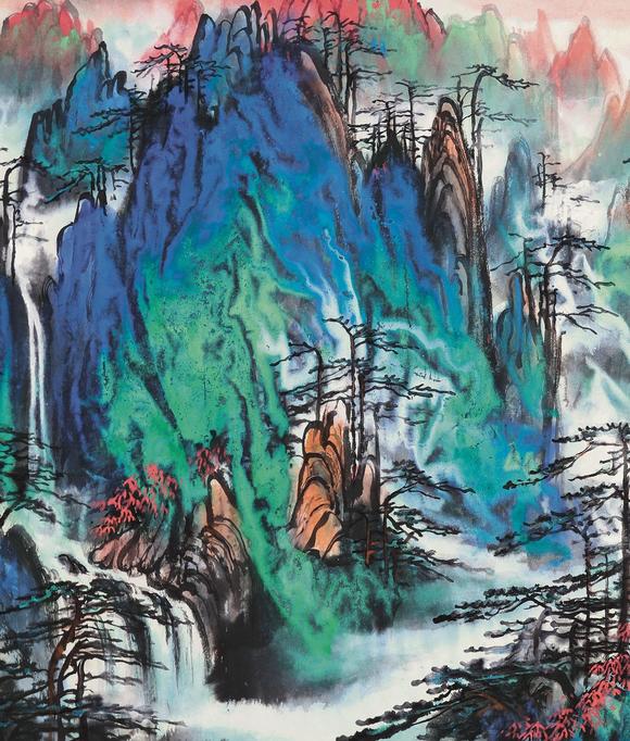 北京嘉翰黃山松峰圖 附《墨韻清風(fēng)》P122