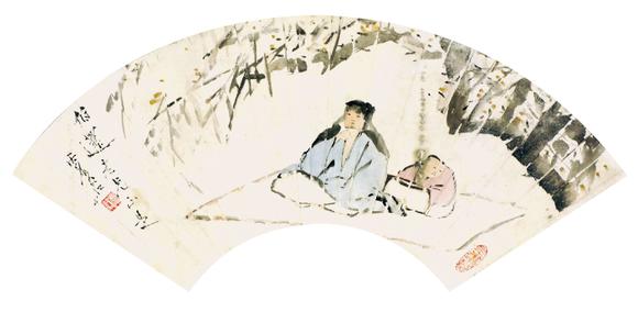 中信國際虛谷  隱逸靜修圖