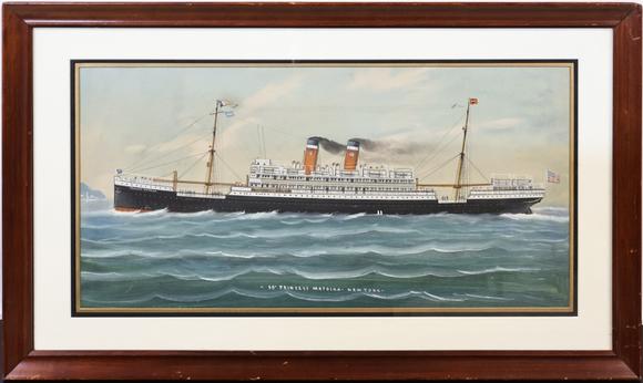 Clarke Auction GalleryTWO MARITIME STEAM SHIP WORKS.