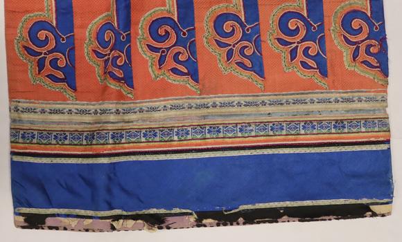 Clarke Auction GalleryPair of Chinese Silk Embroidered Pants.