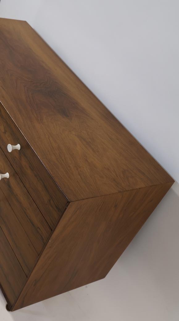Clarke Auction GalleryMidcentury Pr Of George Nelson Thin Edge Rosewood