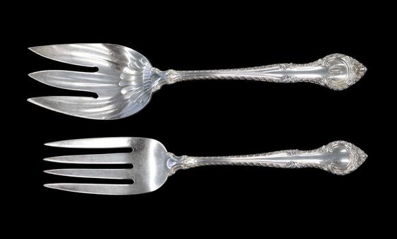 Clarke Auction GallerySTERLING. Gorham English Gadroon Sterling
