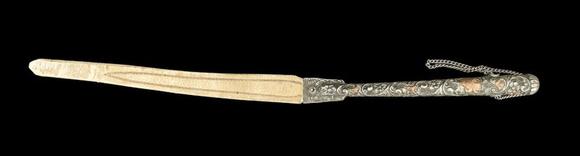 Clarke Auction GallerySILVER. Argentinean Gaucho Rebenque Whip.