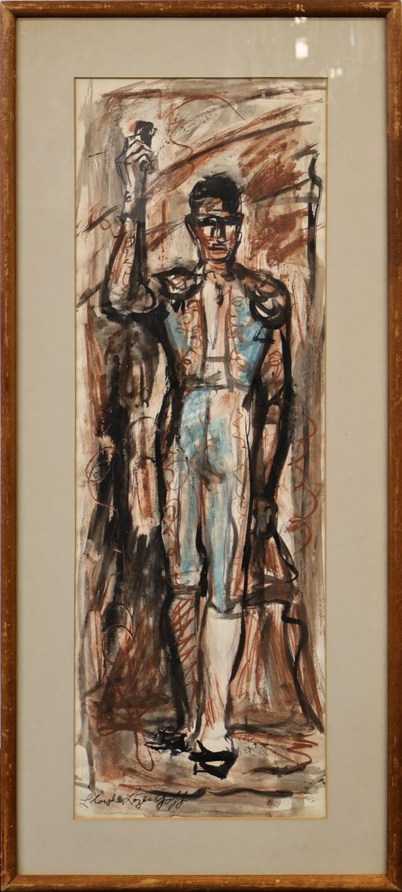 Clarke Auction GalleryLLOYD LOZES GOFF (AMERICAN, 1918-1982) [2 WORKS].