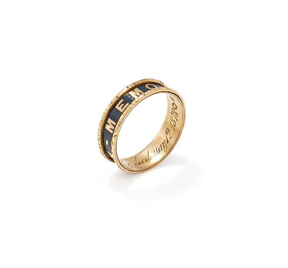 DreweattsA VICTORIAN MOURNING RING