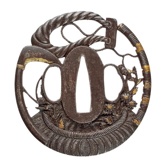 Kunsthaus Lempertz KGAn iron tsuba. 19th century