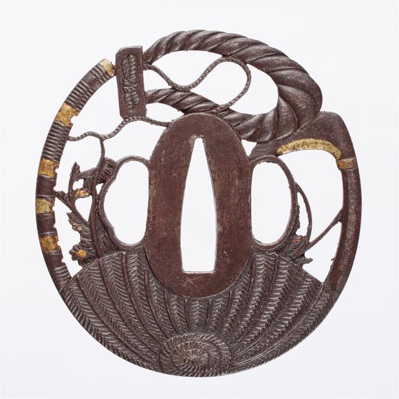 Kunsthaus Lempertz KGAn iron tsuba. 19th century