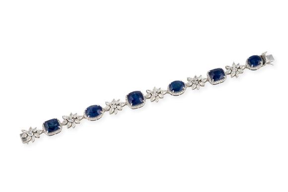 Hargesheimer Kunstauktionen DüsseldorfBEDEUTENDES SAPHIR ARMBAND