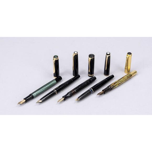 Historia Auktionshaus5 fountain pens, 20th century. 1 x